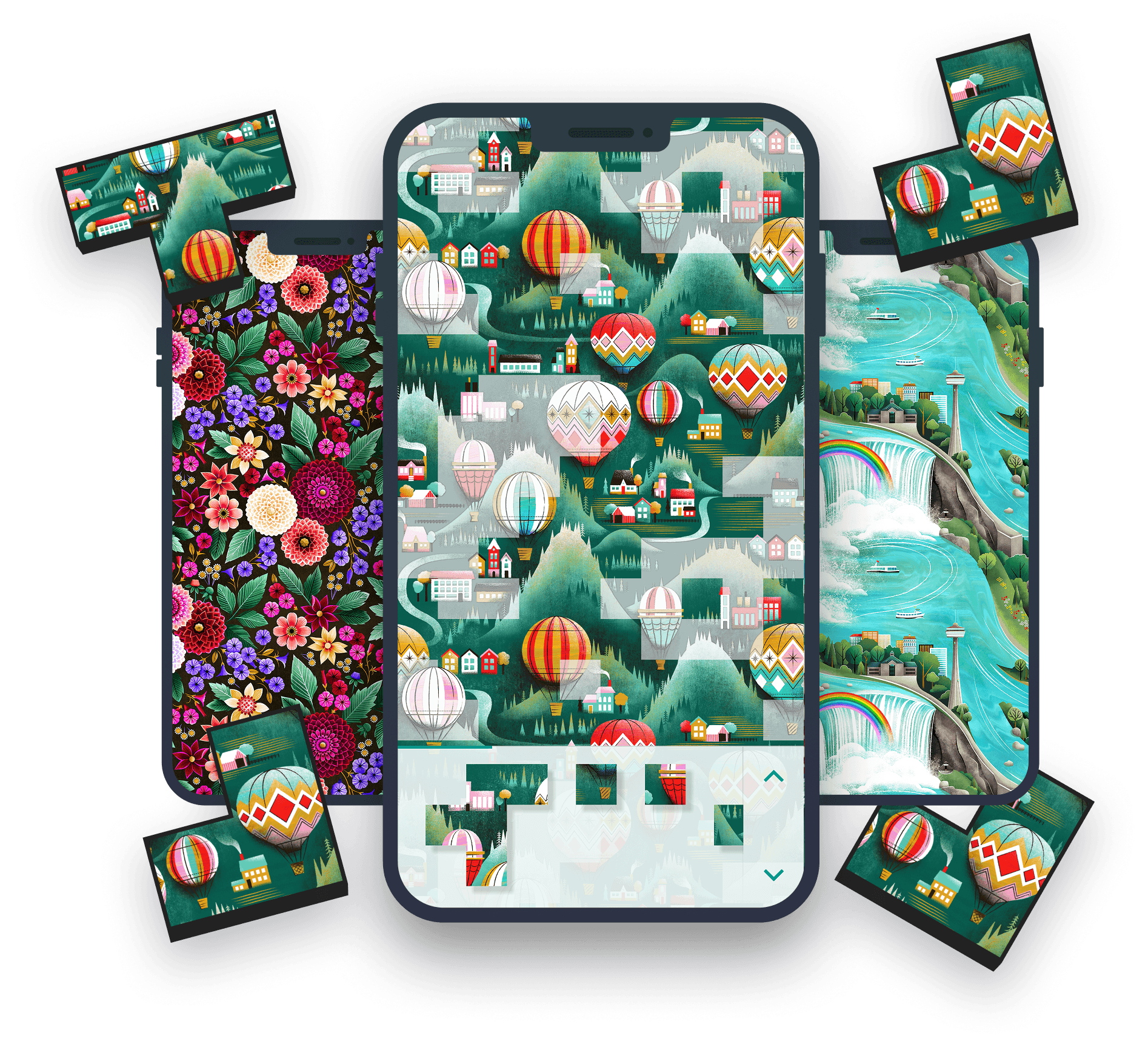 Patterned game preview