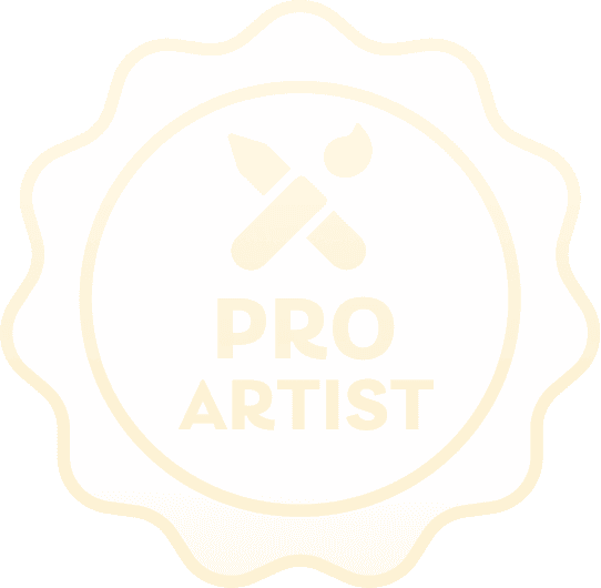 Filled Pro Artist Badge